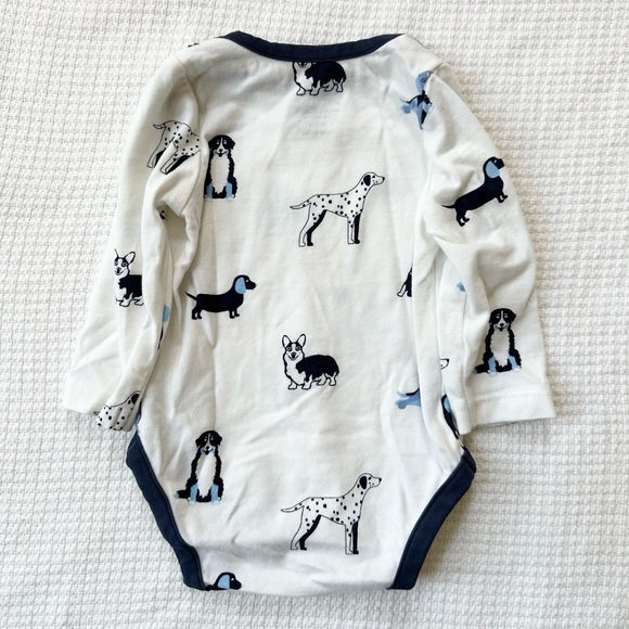Monica + Andy Dog Print Onesie - Picture 2 of 3